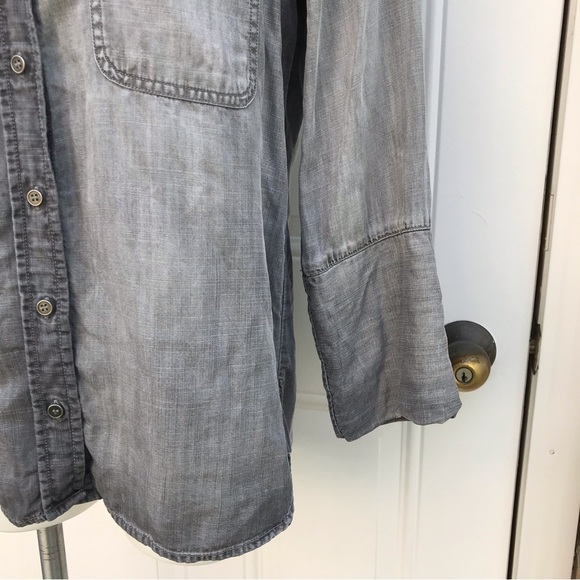 💙Cloth & Stone Light Grey Chambray Shirt - Picture 5 of 12